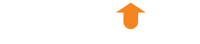 AceUp Logo White Orange